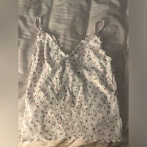 Brandy Melville Floral Tank Top